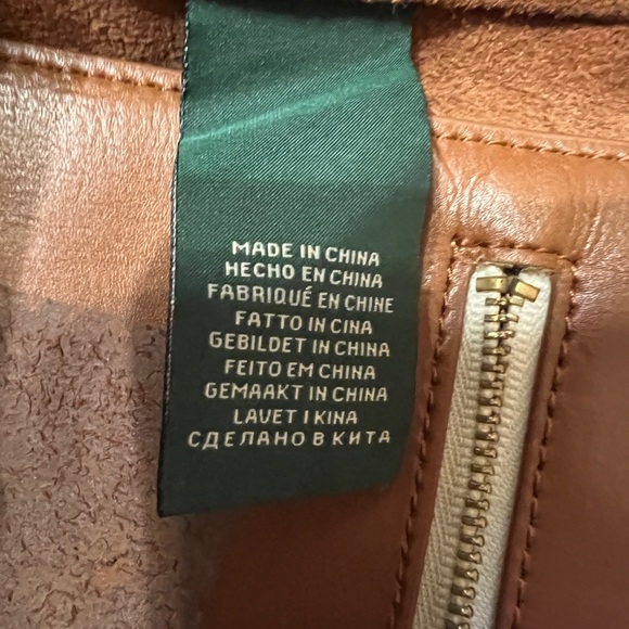 Vintage Ralph Lauren, Lauren RL Chestnut Leather Tote, Europe Sample Development - Picture 7 of 7